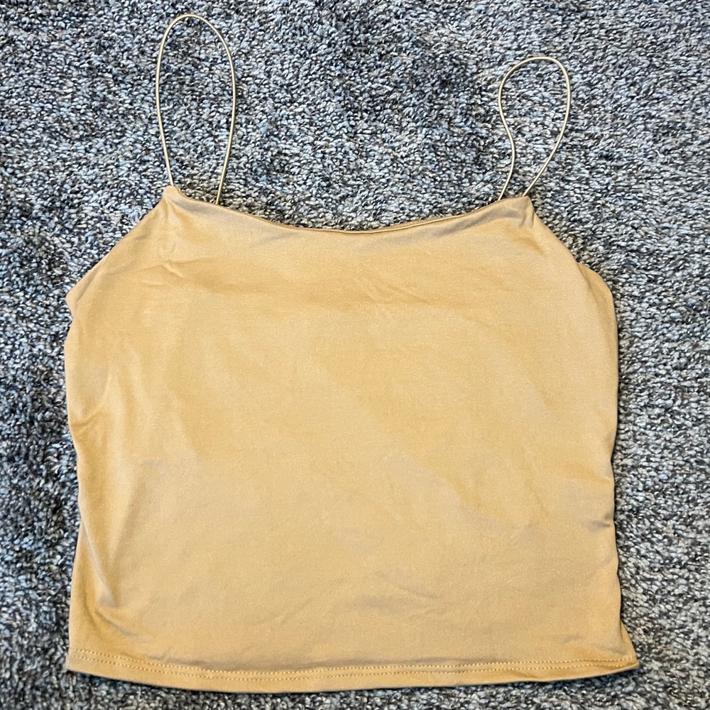 Gaze Light Tan Camisole Top